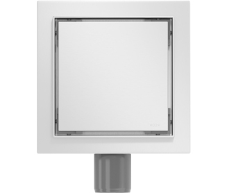 Mexen FLAT 12 Čtvercový odtokový žlab 12x12 cm, inox 1010012