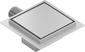 Mexen FLAT 12 Čtvercový odtokový žlab 12x12 cm, inox 1010012