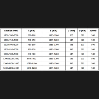 Mexen Velar posuvný sprchový kout 120 x 90 cm, matná, černá - 871-120-090-31-70