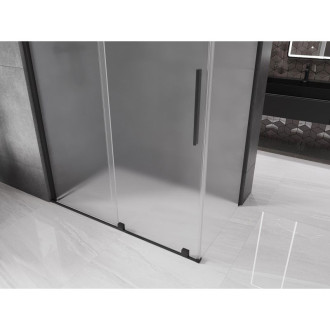 Mexen Velar posuvný sprchový kout 140 x 75 cm, matná, černá - 871-140-075-31-70