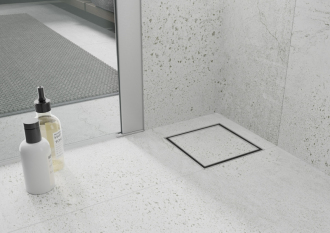 Mexen FLAT 12 Čtvercový odtokový žlab 12x12 cm, inox 1010012