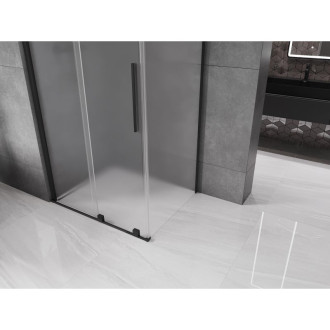 Mexen Velar posuvný sprchový kout 140 x 90 cm, matná, černá - 871-140-090-31-70