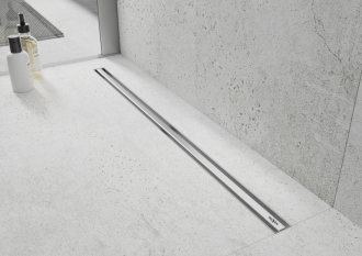 Mexen FLAT 360 SLIM 90 cm - Lineární odtokový žlab, nerez 1041090
