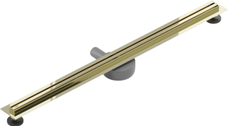 Mexen FLAT 360 SLIM 90 cm - Lineární odtokový žlab, zlatá 1541090