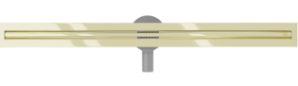 Mexen FLAT 360 SLIM 90 cm - Lineární odtokový žlab, zlatá 1541090