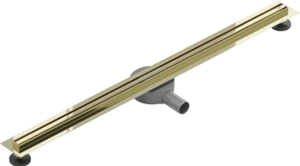 Mexen FLAT 360 SLIM 90 cm - Lineární odtokový žlab, zlatá 1541090