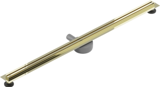 Mexen FLAT 360 SLIM 110 cm - Lineární odtokový žlab, zlatá 1541110