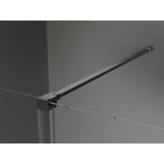 Posuvný sprchový kout Mexen Velar 90 x 110 cm, matná, stříbrná - 871-090-110-31-95