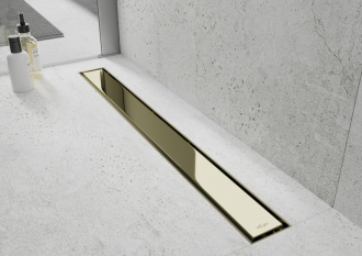 Mexen M13 50 cm - Rošt pro odtokový žlab FLAT / Flat 360, zlatý 1519050