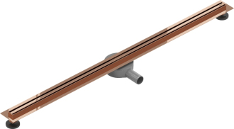 Mexen FLAT 360 SLIM 120 cm - Lineární odtokový žlab, růžové zlato 1641120