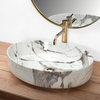 Rea Queen Thunder Shiny umyvadlo na desku REA-U4101