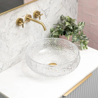 REA ICE CRISTAL umyvadlo na desku REA-U5070