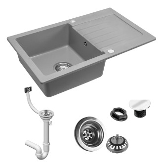 REA Dag kuchyňský dřez - šedá ZLE-00119