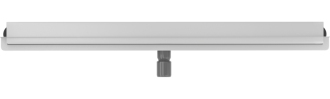 Mexen FLAT WALL 100 cm - 2v1 lineární žlab ke stěně, nerez 1030100