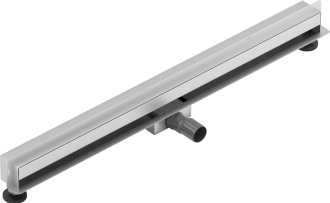 Mexen FLAT WALL 100 cm - 2v1 lineární žlab ke stěně, nerez 1030100