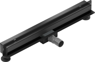 Mexen FLAT WALL 60 cm - 2v1 lineární žlab ke stěně, černá 1730060