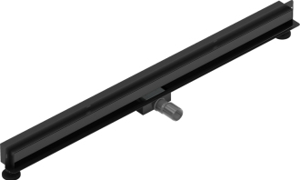 Mexen FLAT WALL 120 cm - 2v1 lineární žlab ke stěně, černá 1730120