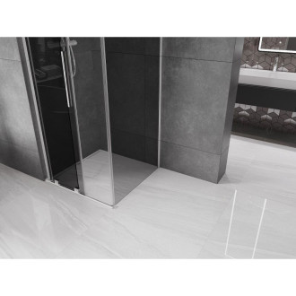 Mexen Velar L sprchový kout posuvný 90 x 90 cm, grafit, chrom - 871-090-090-43-01