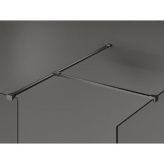 Mexen Kioto Sprchová zástěna 120 x 85 cm, průhledná, stříbrná - 800-120-202-95-00-085