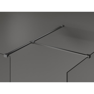 Mexen Kioto Sprchová zástěna 125 x 90 cm, průhledná, stříbrná - 800-125-202-95-00-090