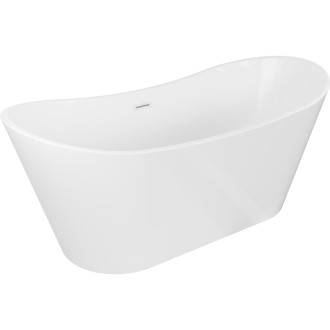 Volně stojící vana Mexen Montana 180 x 90 cm, bílá, bílý přepad - 52011809000-20