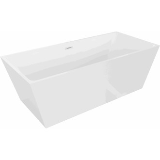 Volně stojící vana Mexen Solid 170 x 75 cm, bílá, bílý přepad - 52121707500-20