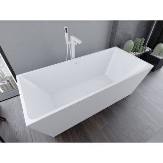 Volně stojící vana Mexen Solid 170 x 75 cm, bílá, bílý přepad - 52121707500-20