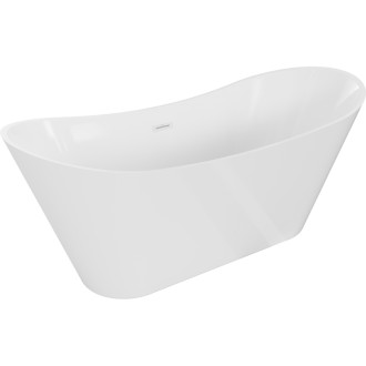 Volně stojící vana Mexen Celia 170 x 75 cm, bílá, bílý přepad - 52331707500-20