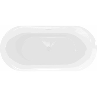 Volně stojící vana Mexen Roxy 170 x 80 cm, bílá, bílý přepad - 51201708000-20