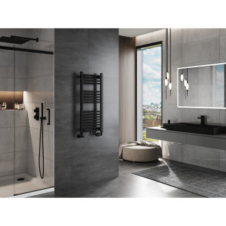 Koupelnový radiátor Mexen Mars 900 x 400 mm, 309 W, černý - W110-0900-400-00-70