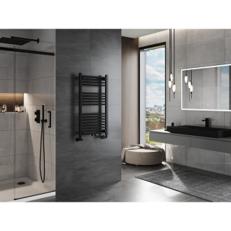 Koupelnový radiátor Mexen Mars 900 x 500 mm, 370 W, černý - W110-0900-500-00-70