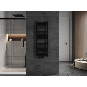 Koupelnový radiátor Mexen Mars 1200 x 400 mm, 439 W, černý - W110-1200-400-00-70