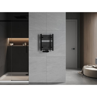 Koupelnový radiátor Mexen Ares 500 x 400 mm, 179 W, černý - W102-0500-400-00-70