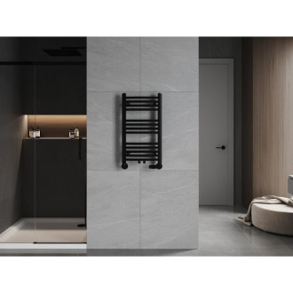 Koupelnový radiátor Mexen Ares 700 x 400 mm, 240 W, černý - W102-0700-400-00-70