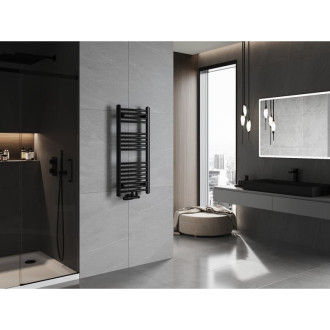 Koupelnový radiátor Mexen Ares 900 x 400 mm, 312 W, černý - W102-0900-400-00-70