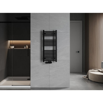 Koupelnový radiátor Mexen Ares 900 x 400 mm, 312 W, černý - W102-0900-400-00-70