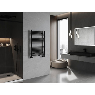 Koupelnový radiátor Mexen Ares 900 x 600 mm, 433 W, černý - W102-0900-600-00-70