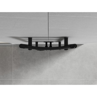 Koupelnový radiátor Mexen Ares 1200 x 400 mm, 442 W, černý - W102-1200-400-00-70