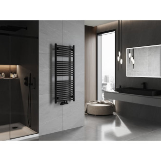 Koupelnový radiátor Mexen Ares 1200 x 500 mm, 531 W, černý - W102-1200-500-00-70