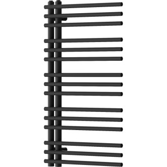 Dekorativní koupelnový radiátor Mexen Neptun 900 x 500 mm, 369 W, černý - W101-0900-500-00-70