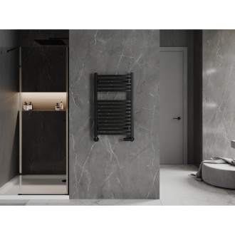 Koupelnový radiátor Mexen Helios 800 x 500 mm, 381 W, černý - W103-0800-500-00-70