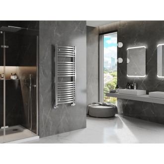 Koupelnový radiátor Mexen Helios 1200 x 500 mm, 448 W, chrom - W103-1200-500-00-01