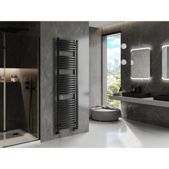 Koupelnový radiátor Mexen Helios 1800 x 500 mm, 844 W, černý - W103-1800-500-00-70