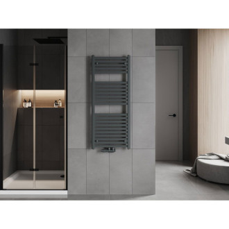 Koupelnový radiátor Mexen Hades 1200 x 500 mm, 570 W, antracit - W104-1200-500-00-66