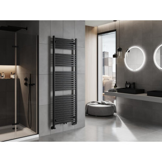 Koupelnový radiátor Mexen Hades 1800 x 600 mm, 1000 W, černý - W104-1800-600-00-70