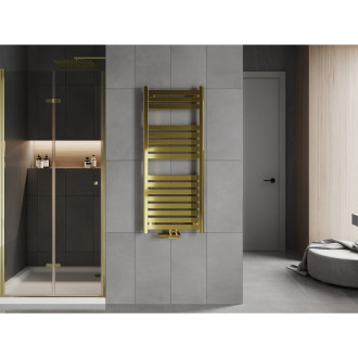 Koupelnový radiátor Mexen Uran 1200 x 500 mm, 422 W, zlatý - W105-1200-500-00-50