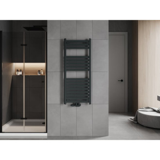 Koupelnový radiátor Mexen Uran 1200 x 500 mm, 534 W, antracit - W105-1200-500-00-66