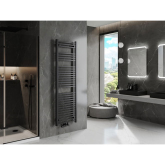 Koupelnový radiátor Mexen Pluton 1700 x 500 mm, 855 W, černý - W106-1700-500-00-70