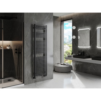 Koupelnový radiátor Mexen Pluton 1700 x 500 mm, 855 W, černý - W106-1700-500-00-70