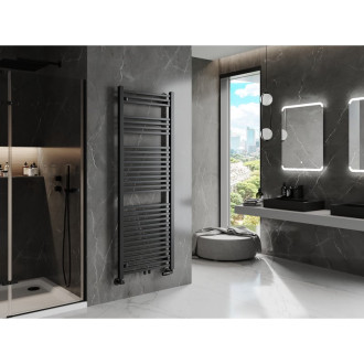 Koupelnový radiátor Mexen Pluton 1700 x 600 mm, 991 W, černý - W106-1700-600-00-70